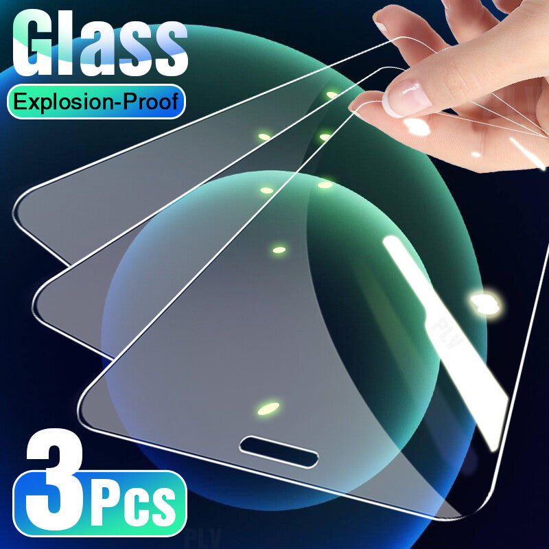 Tempered Glass Screen Protector for iPhone 12, 13, 14, 15, 16 Pro Max, XR, and XS