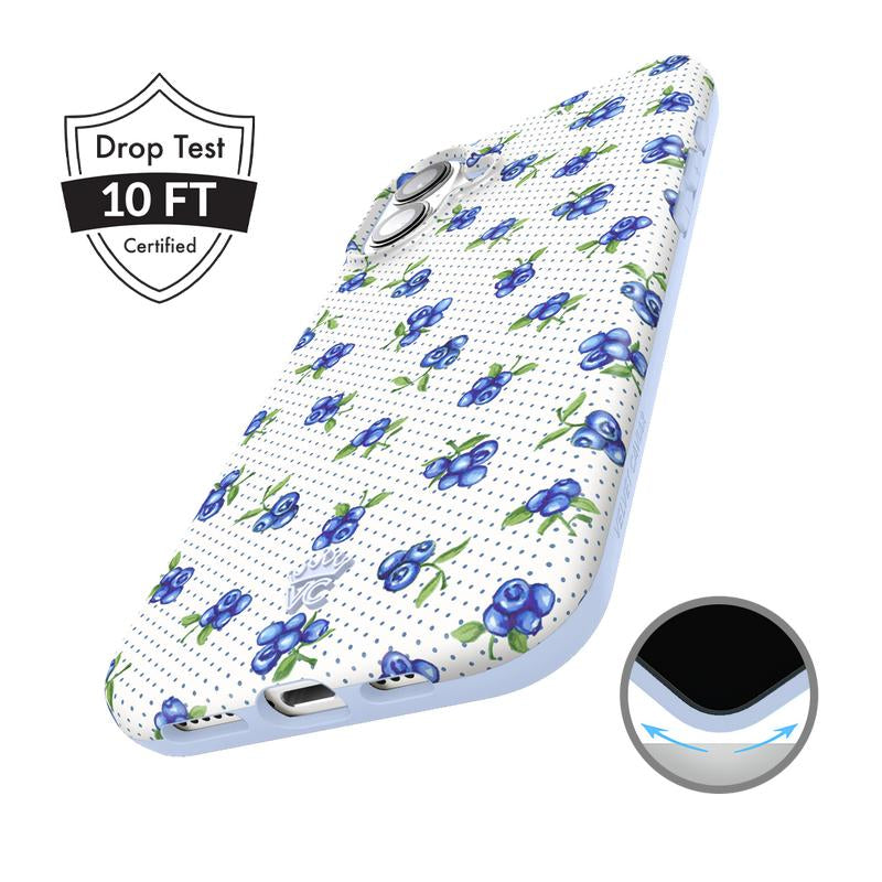 Velvet Caviar Blueberry iPhone Case - Durable and Lightweight Shockproof Protection