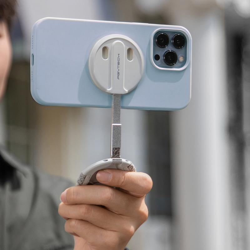 PGYTECH Magflex Phone Holder Stand for Photography - Compatible with iPhone 12/13/14/15 Series and Android Smartphones, Made of Aluminum Alloy
