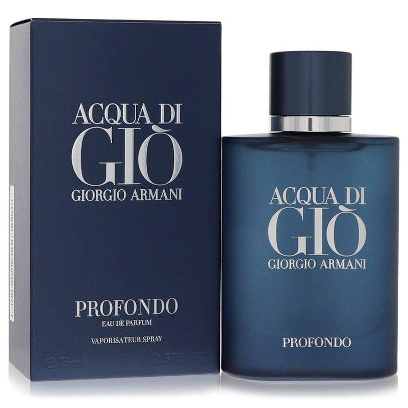 Giorgio Armani Acqua Di Gio Profondo Eau De Parfum for Men – A Sophisticated Blend of Deep Marine, Citrus, and Woody Notes for Timeless Elegance