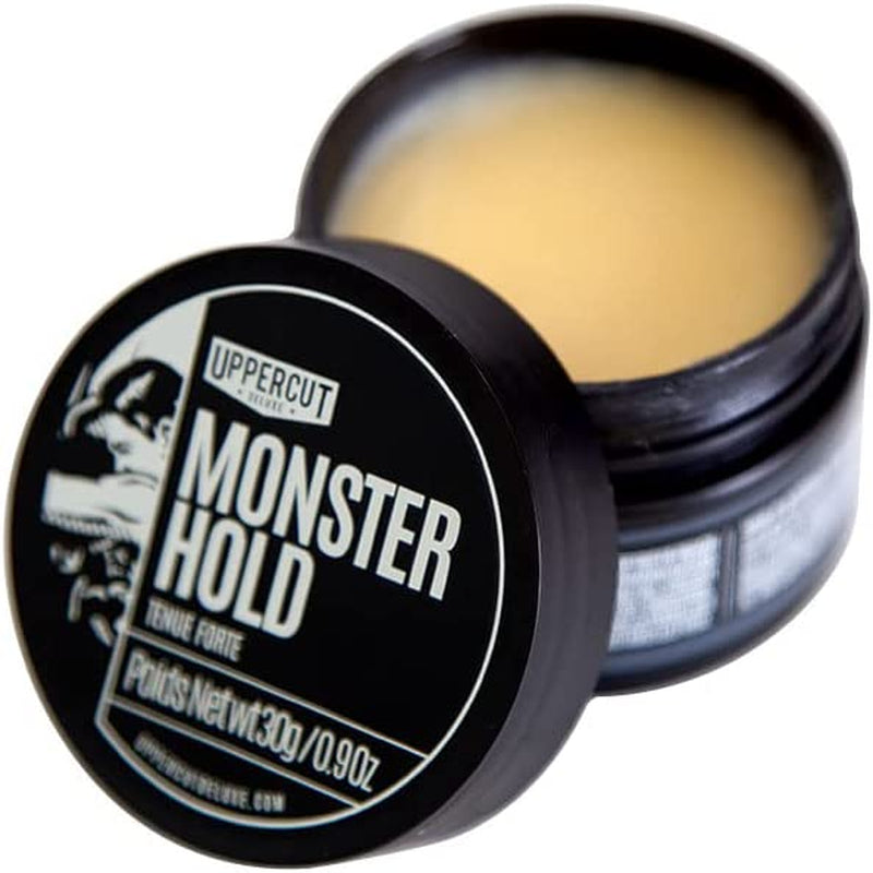 Monster Hold Pomade, Mens Pomade Medium Shine and Heavy Hold,Mens Hair Styling Product for All Styles for All Hair Types 30G