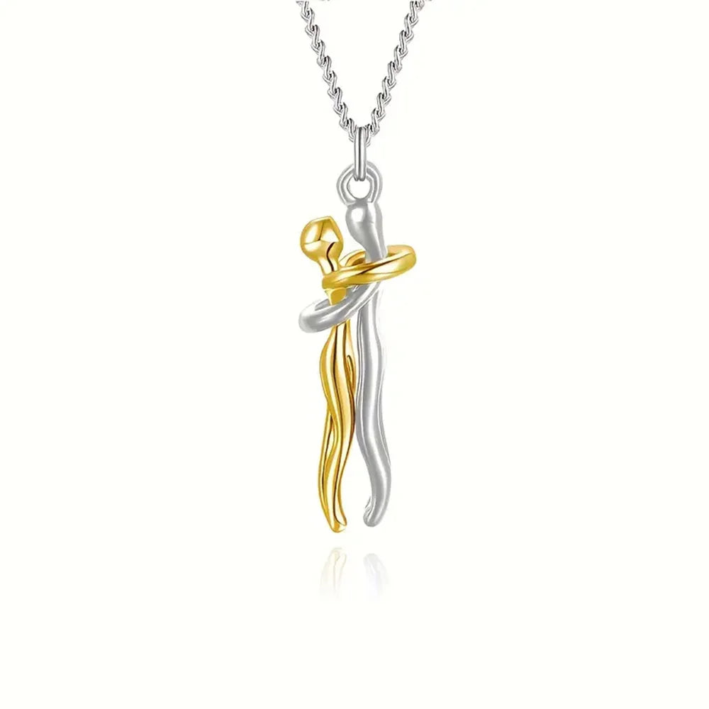 Couples Jewelry: Intertwined Love Pendant Necklace