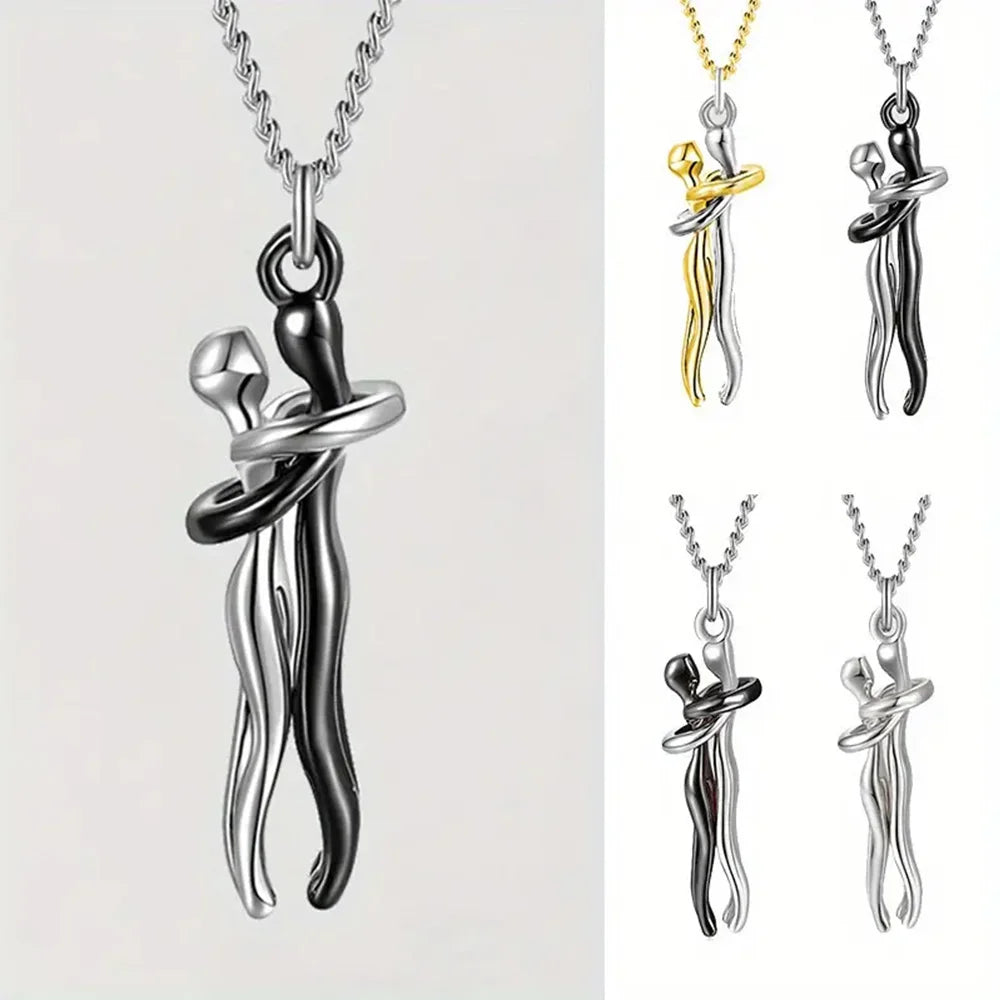 Couples Jewelry: Intertwined Love Pendant Necklace