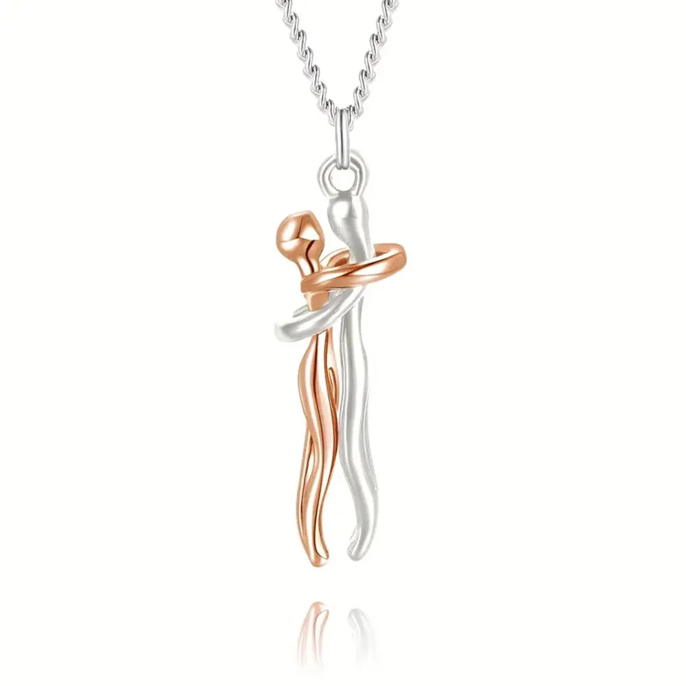 Couples Jewelry: Intertwined Love Pendant Necklace