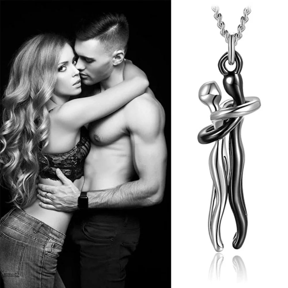 Couples Jewelry: Intertwined Love Pendant Necklace