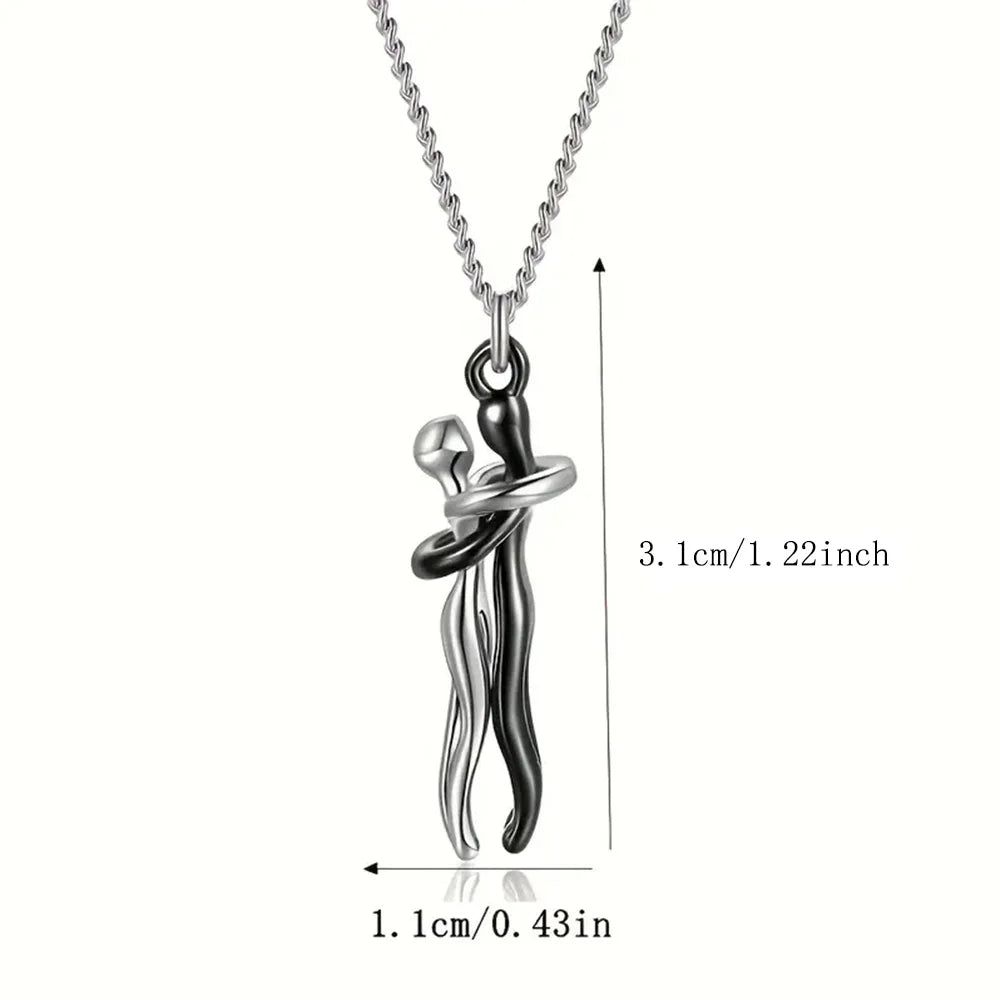 Couples Jewelry: Intertwined Love Pendant Necklace