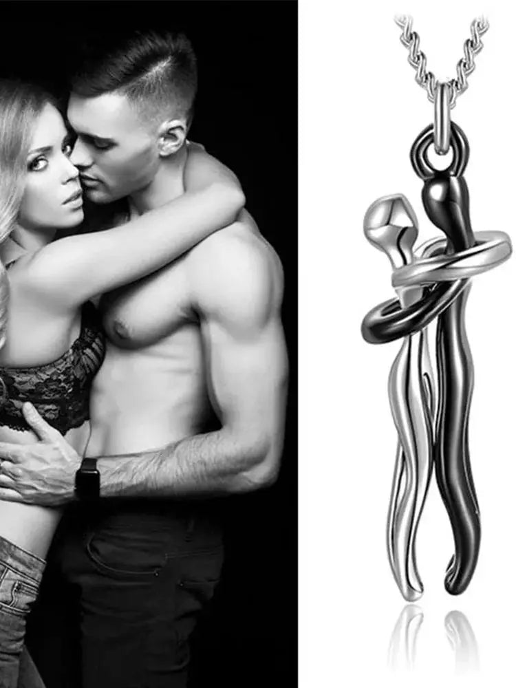 Couples Jewelry: Intertwined Love Pendant Necklace