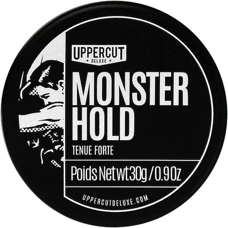 Monster Hold Pomade, Mens Pomade Medium Shine and Heavy Hold,Mens Hair Styling Product for All Styles for All Hair Types 30G