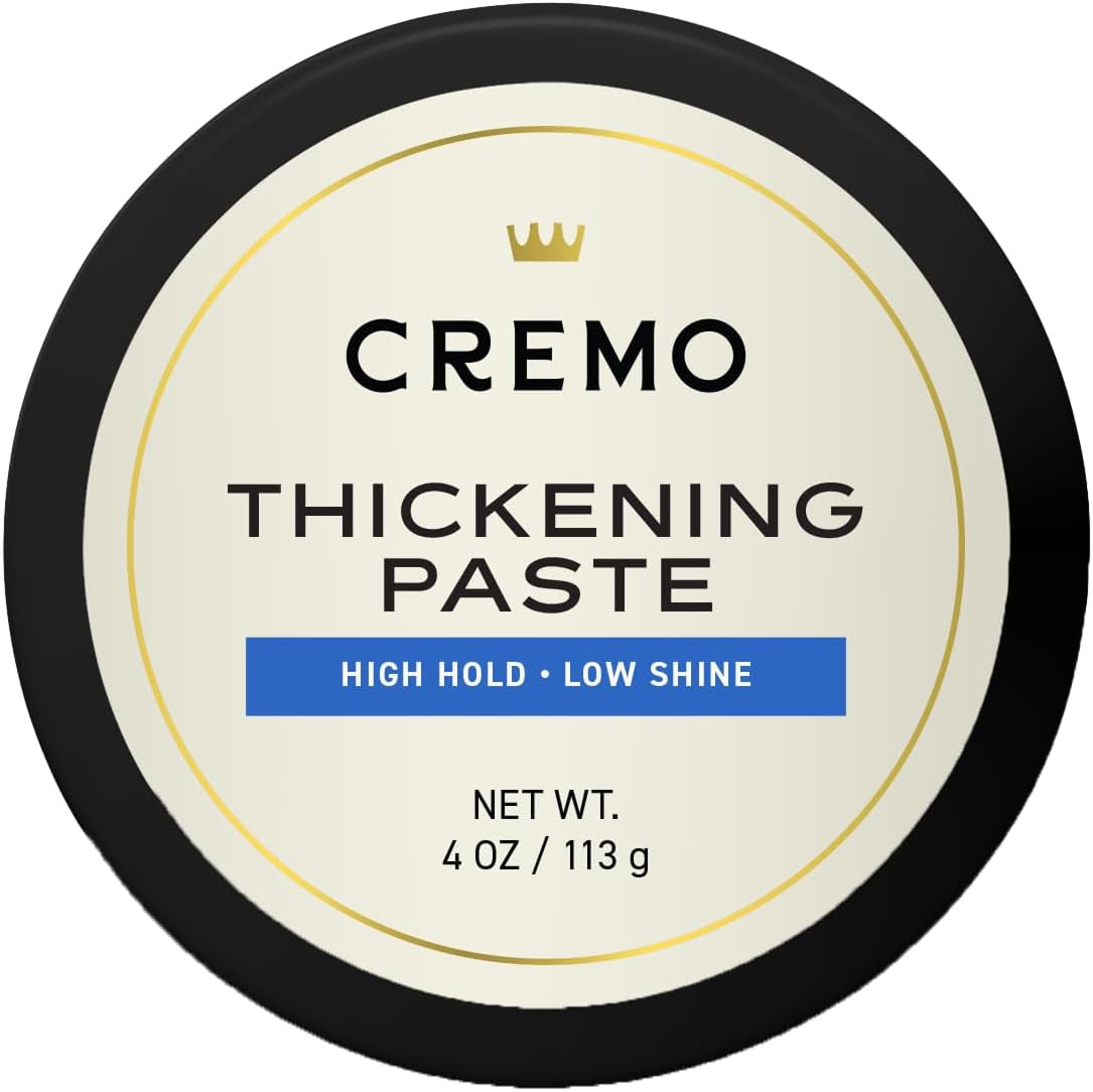 Mens Hair Paste - Premium Barber Grade Thickening Paste with High Hold and Low Shine, 4 Oz