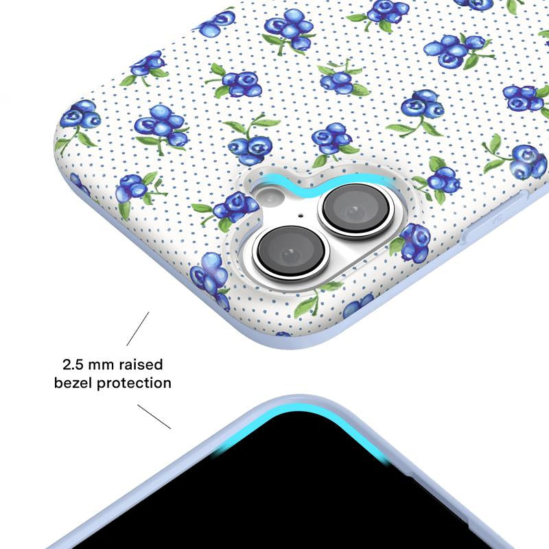 Velvet Caviar Blueberry iPhone Case - Durable and Lightweight Shockproof Protection