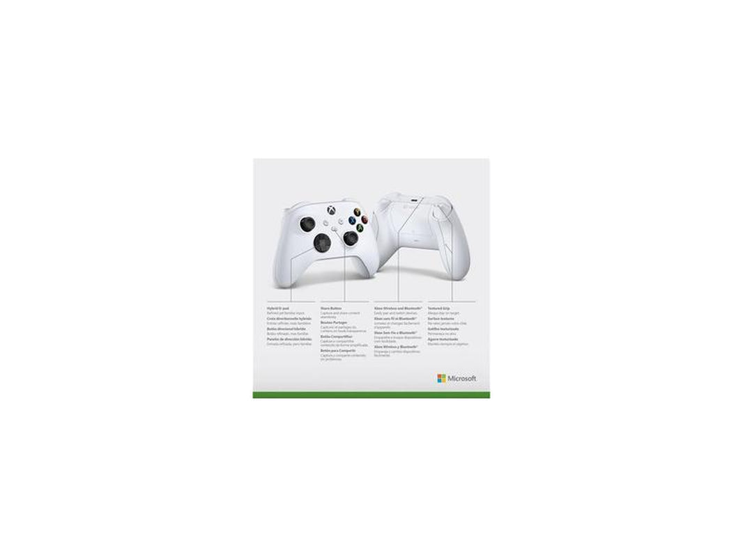 Microsoft Xbox Wireless Controller - Robot White with Bluetooth Connectivity for Android and Console, Includes Complimentary 20W USB Fast Charger