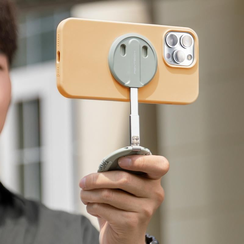 PGYTECH Magflex Phone Holder Stand for Photography - Compatible with iPhone 12/13/14/15 Series and Android Smartphones, Made of Aluminum Alloy