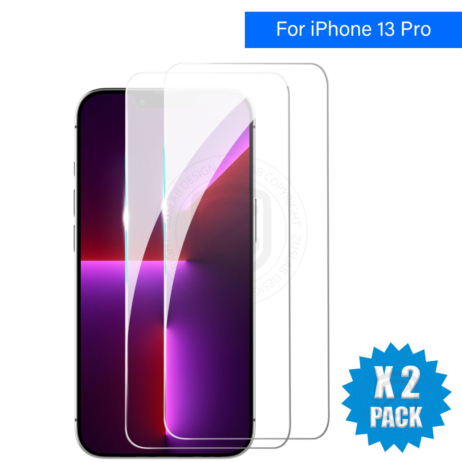 Glass Screen Protector X2 for iPhone Models 6 Plus to 16E Pro XS Max