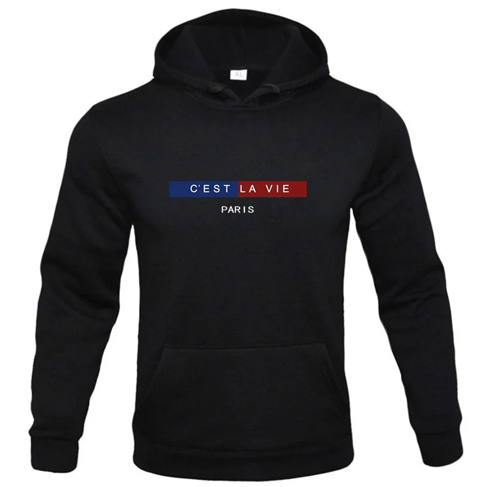 Male Solid Color Men Hoodies Fleece Warm Mens Sweatshirts Fashion Streetwear Casual Men'S Loose Breathable Pullovers Brand Hoody