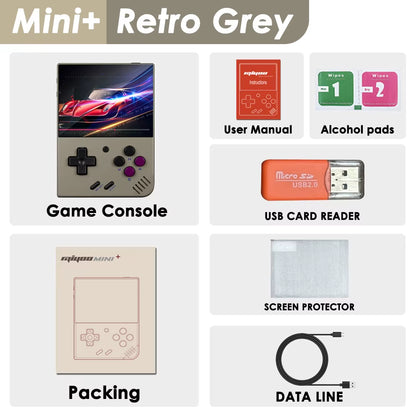 Portable Retro Handheld Game Console V2 Mini+ with IPS Screen - Classic Video Game System for Children, Linux-Based