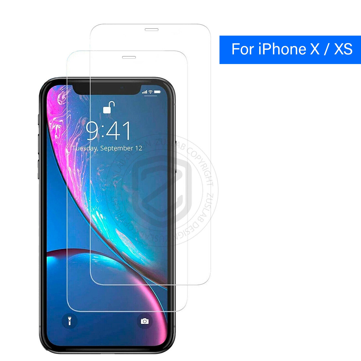 Glass Screen Protector X2 for iPhone Models 6 Plus to 16E Pro XS Max