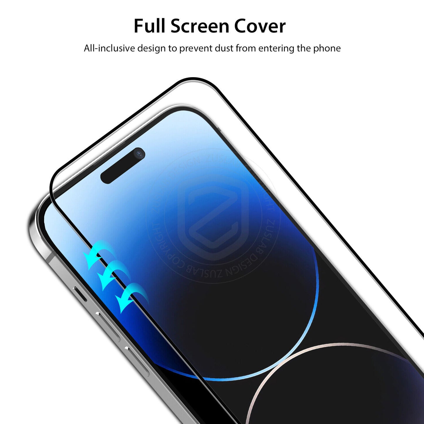 Tempered Glass Screen Protector X2 for iPhone 11, 12, 13, 14, 15, and 16 Pro Max Plus