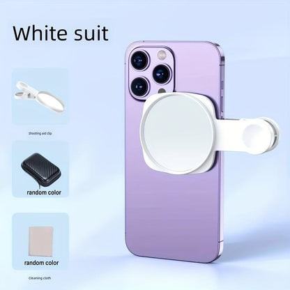 Portable Smartphone Selfie Mirror Clip for Enhanced Rear Camera Photography, Compatible with Android Devices, Ideal Mobile Accessory and Gift for Women