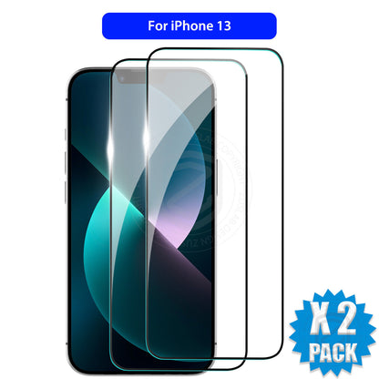 Tempered Glass Screen Protector X2 for iPhone 11, 12, 13, 14, 15, and 16 Pro Max Plus