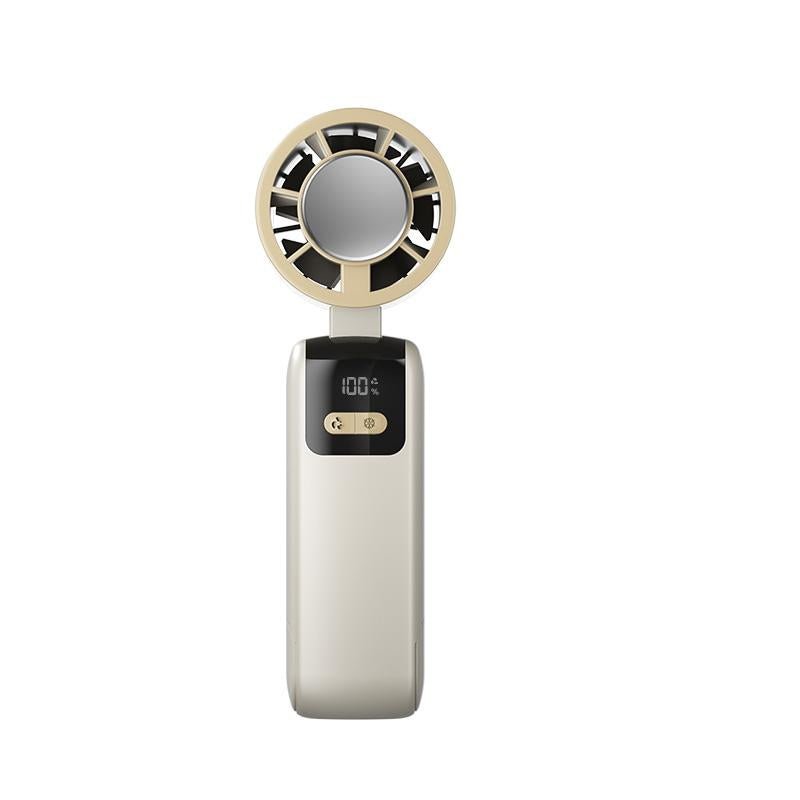 ZIHNIC Y31 Portable Handheld Turbo Fan - Rechargeable Cooling Device for Outdoor Activities, Travel, and Work