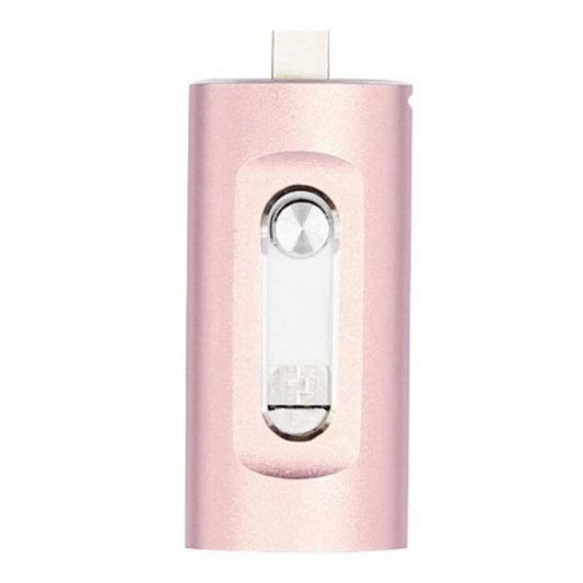 3-in-1 USB Storage Flash Drive with Type-C Adapter - High-Speed USB 3.0 Memory Solution for Phones and PCs, Durable OTG External Storage, Ideal Gift for Men