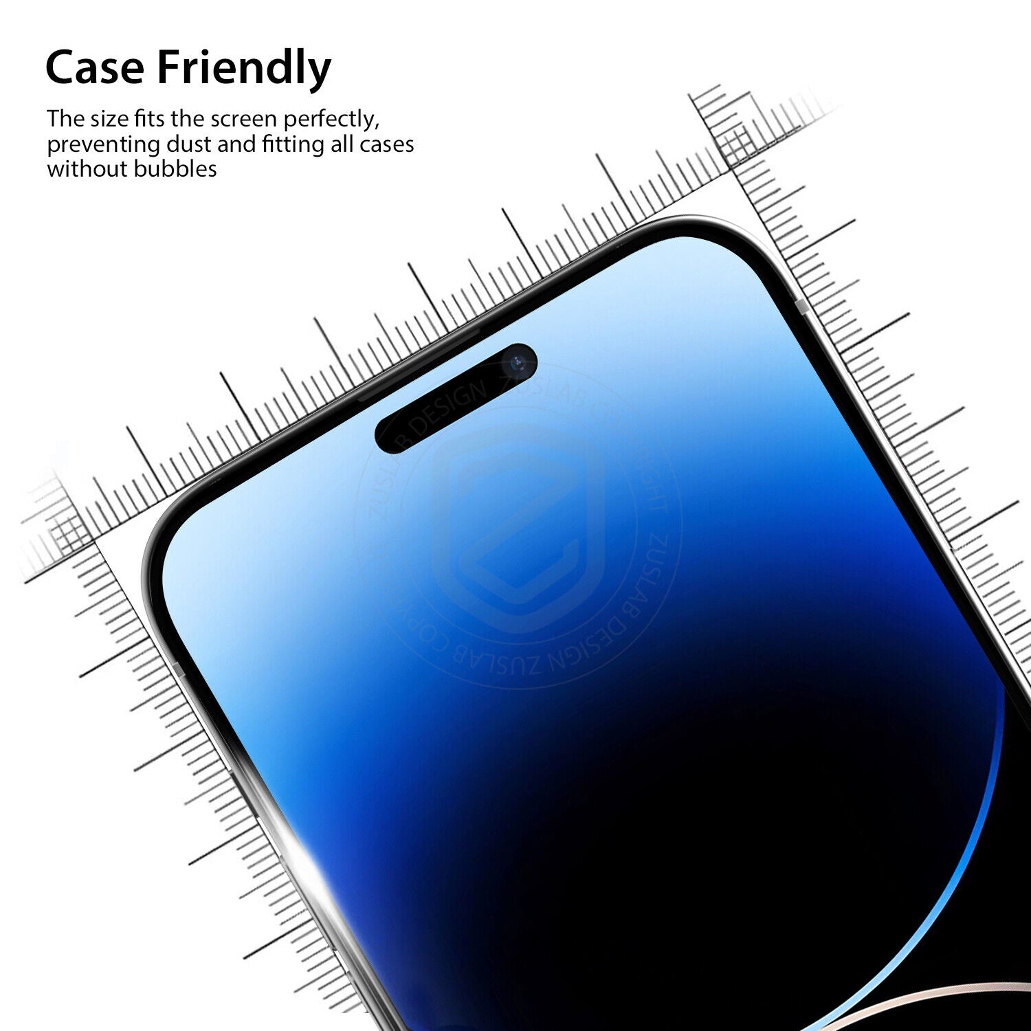 Tempered Glass Screen Protector X2 for iPhone 11, 12, 13, 14, 15, and 16 Pro Max Plus