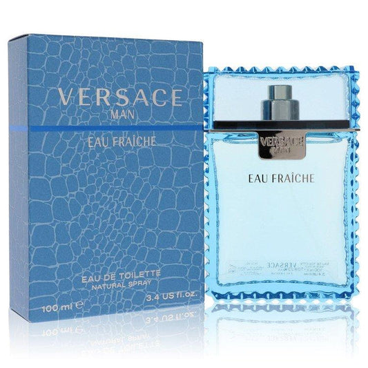 Versace Man Eau De Toilette for Men – Warm Tobacco & Fresh Pepper Blend – a Signature Scent for Confident Everyday Elegance