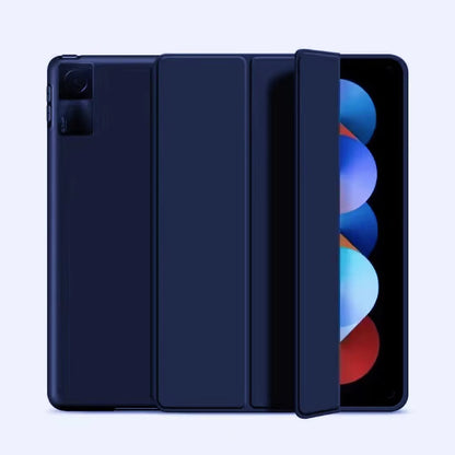 Xiaomi Mi Pad 7/6 Pro/5/11/11.2 and Redmi Pad SE 11/10.6/8.7/12.1 Silicone Case with Auto Wake and Sleep Functionality, Supports Charging