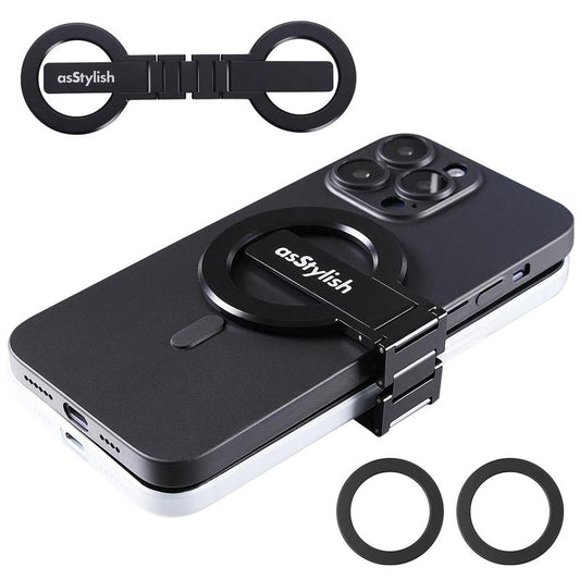 Magnetic Dual-Phone Holder for iPhone and Android - Lightweight Professional Vacuum Accessory
