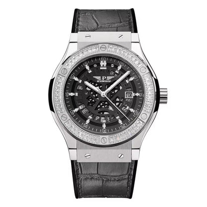 INDU Design Mens Watches To Brand Luxury Fashion Business Automatic Watch Men'S Waterroof Mechanical Watch Montre Homme