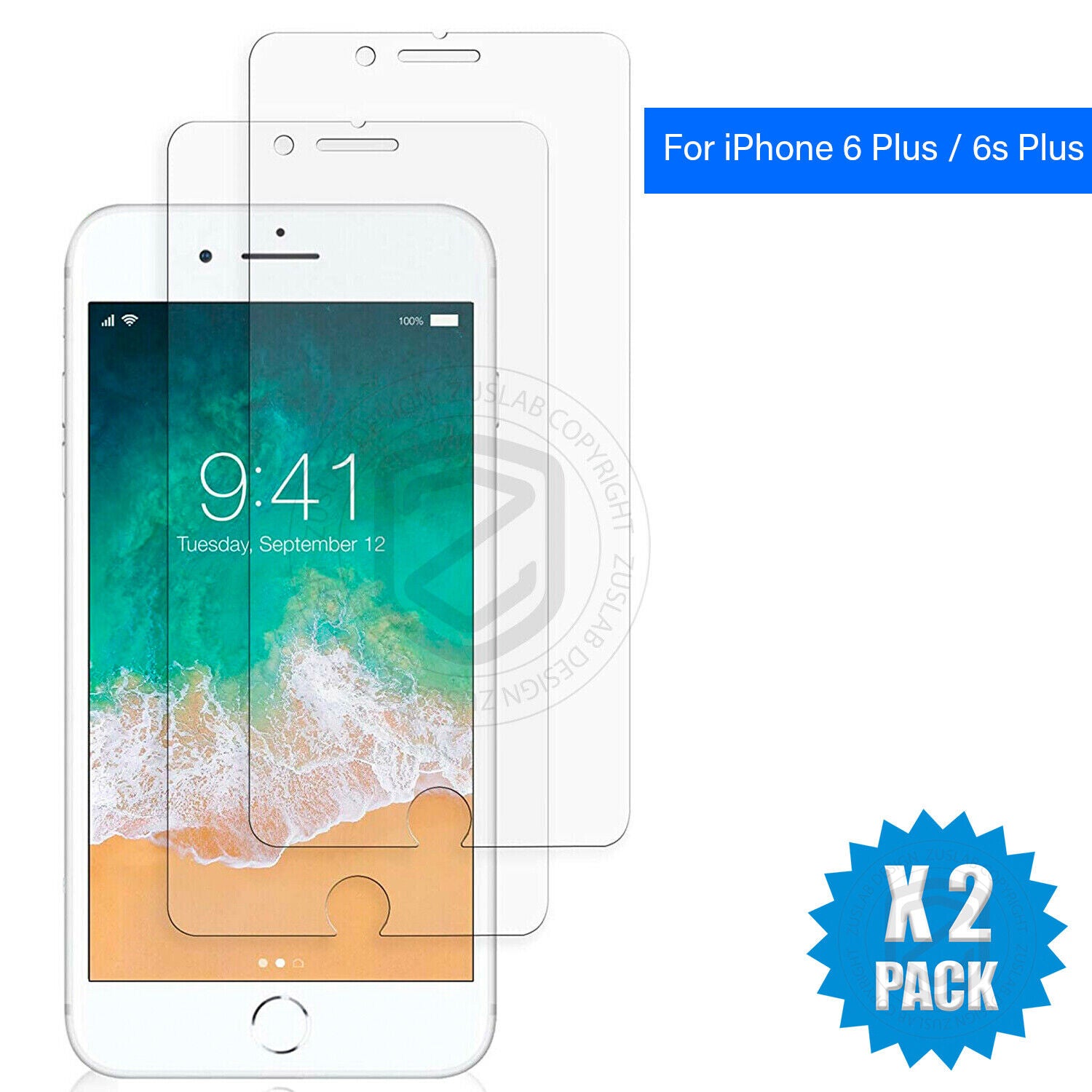 Glass Screen Protector X2 for iPhone Models 6 Plus to 16E Pro XS Max