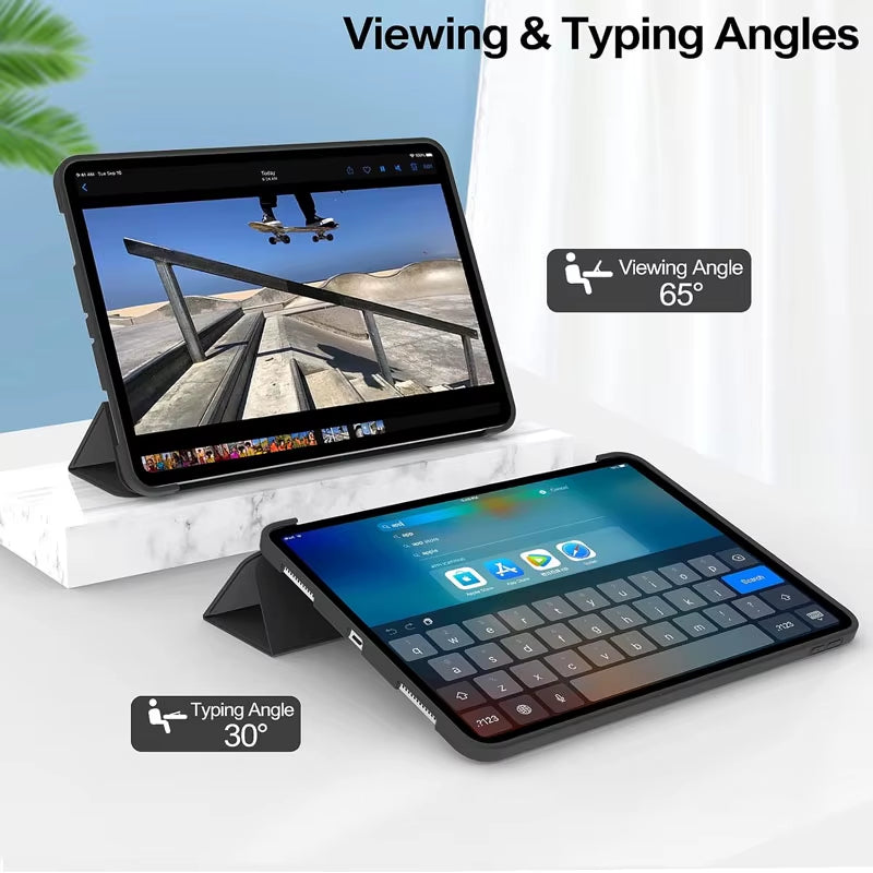 Xiaomi Mi Pad 7/6 Pro/5/11/11.2 and Redmi Pad SE 11/10.6/8.7/12.1 Silicone Case with Auto Wake and Sleep Functionality, Supports Charging