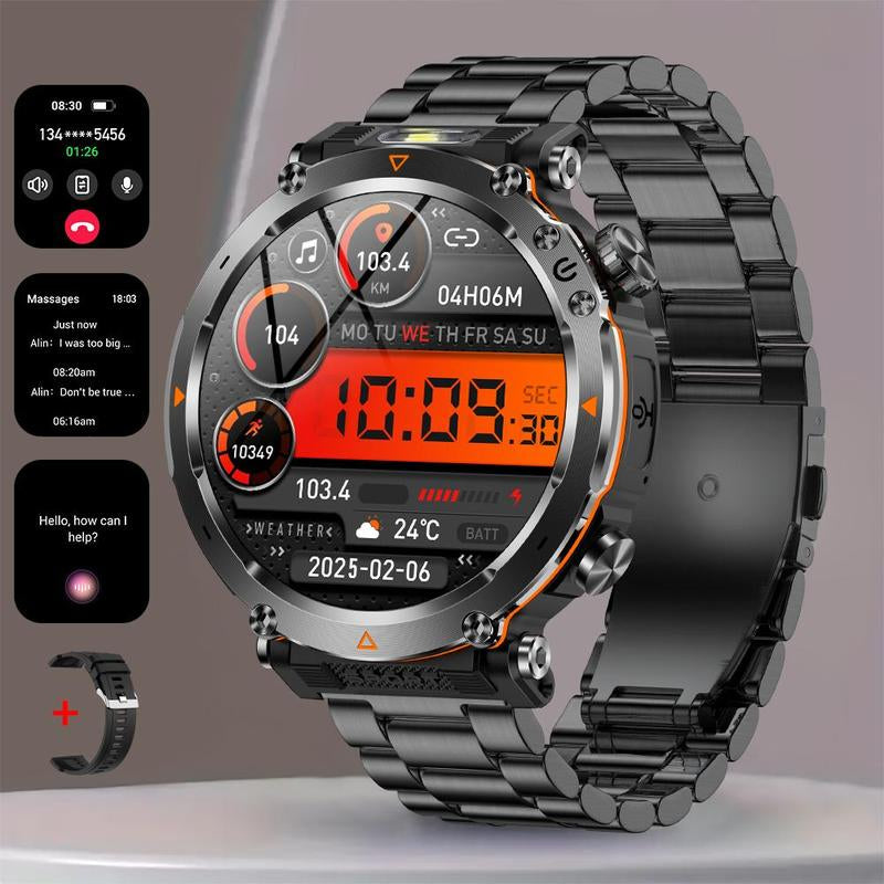 Multifunctional Smart Watch for Men - Stylish Digital Sports Watch with Compass, Perfect Gift for Boyfriends and Tech Enthusiasts