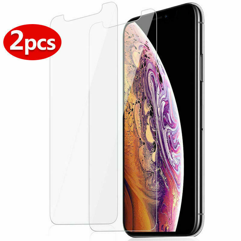 Tempered Glass Screen Protector for iPhone 12, 13, 14, 15, 16 Pro Max, XR, and XS
