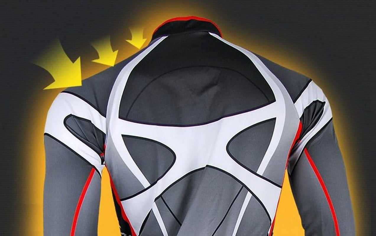 Mens Cycling Bibs Kits Bike Bib Shorts 4D Gel Padded and Bicycle Jersey Biking Clothing Suit
