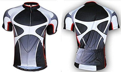Mens Cycling Bibs Kits Bike Bib Shorts 4D Gel Padded and Bicycle Jersey Biking Clothing Suit