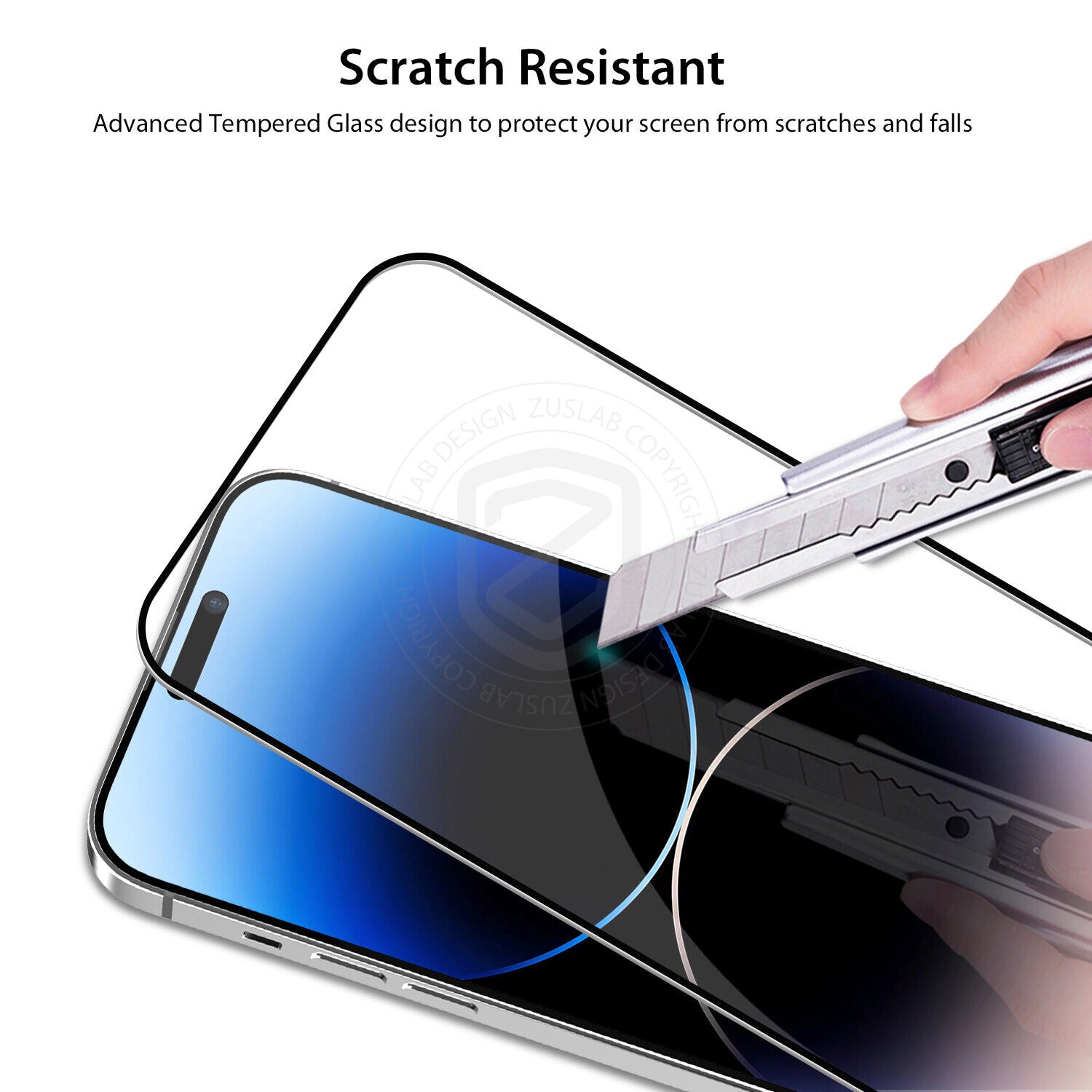Tempered Glass Screen Protector X2 for iPhone 11, 12, 13, 14, 15, and 16 Pro Max Plus