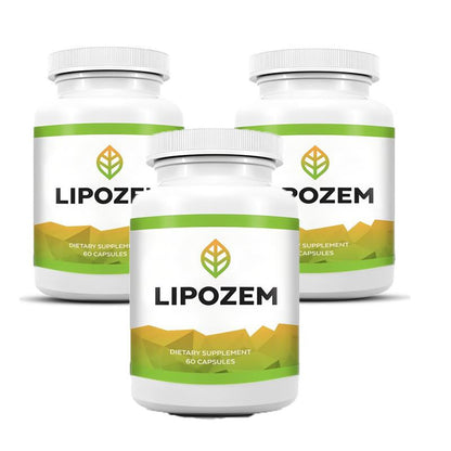 Lipozem - 100% Natural - 2 Caps/Day - Advanced BHB Formula - Healthcare Supplement Fitness Edible Bathroom Vitamin