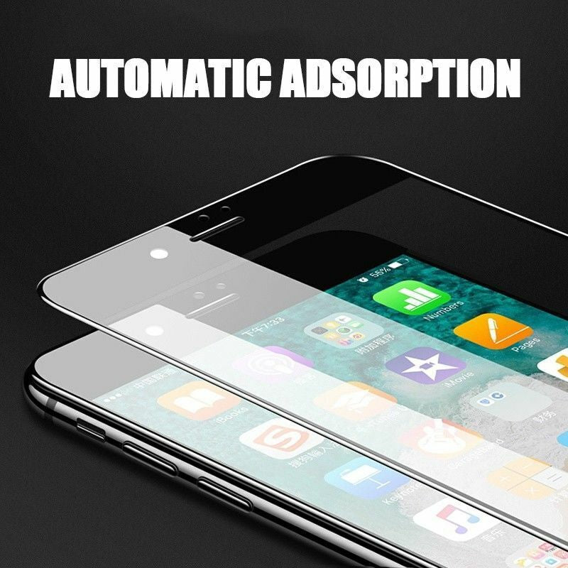 Tempered Glass Screen Protector for Apple iPhone 6, 7, 8 Plus, 11, 12, and 13 Pro Max - Pack of 2