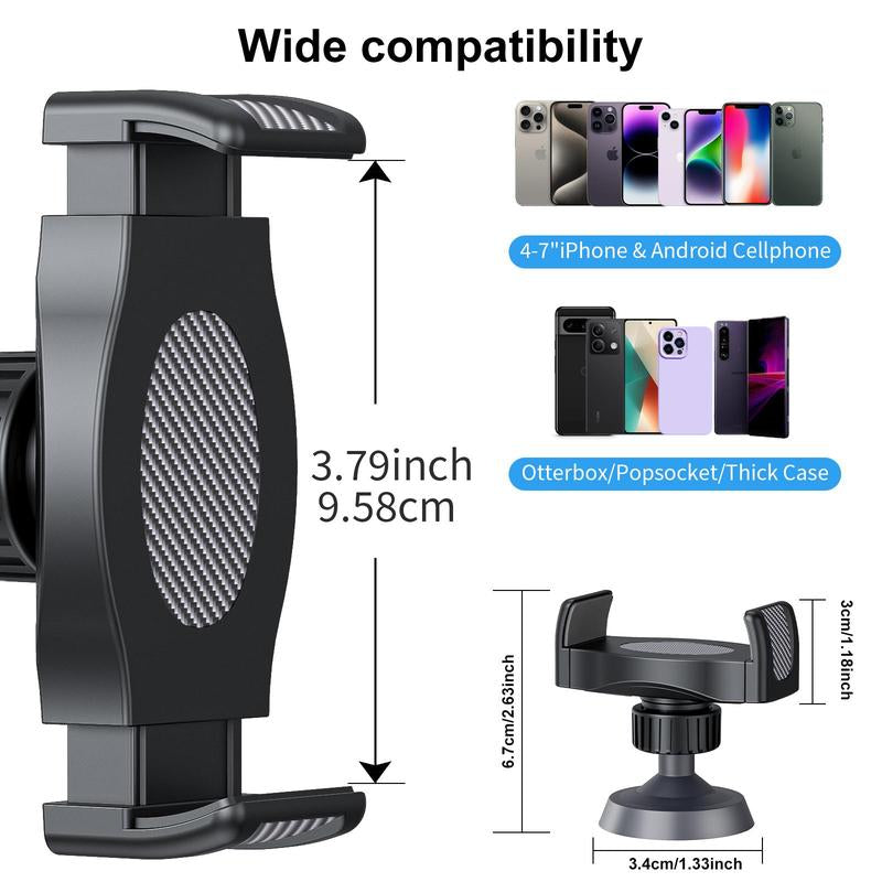 360-Degree Rotating Magnetic Phone Holder Mount for Gym - Universal Base for All Cellphones and Accessories