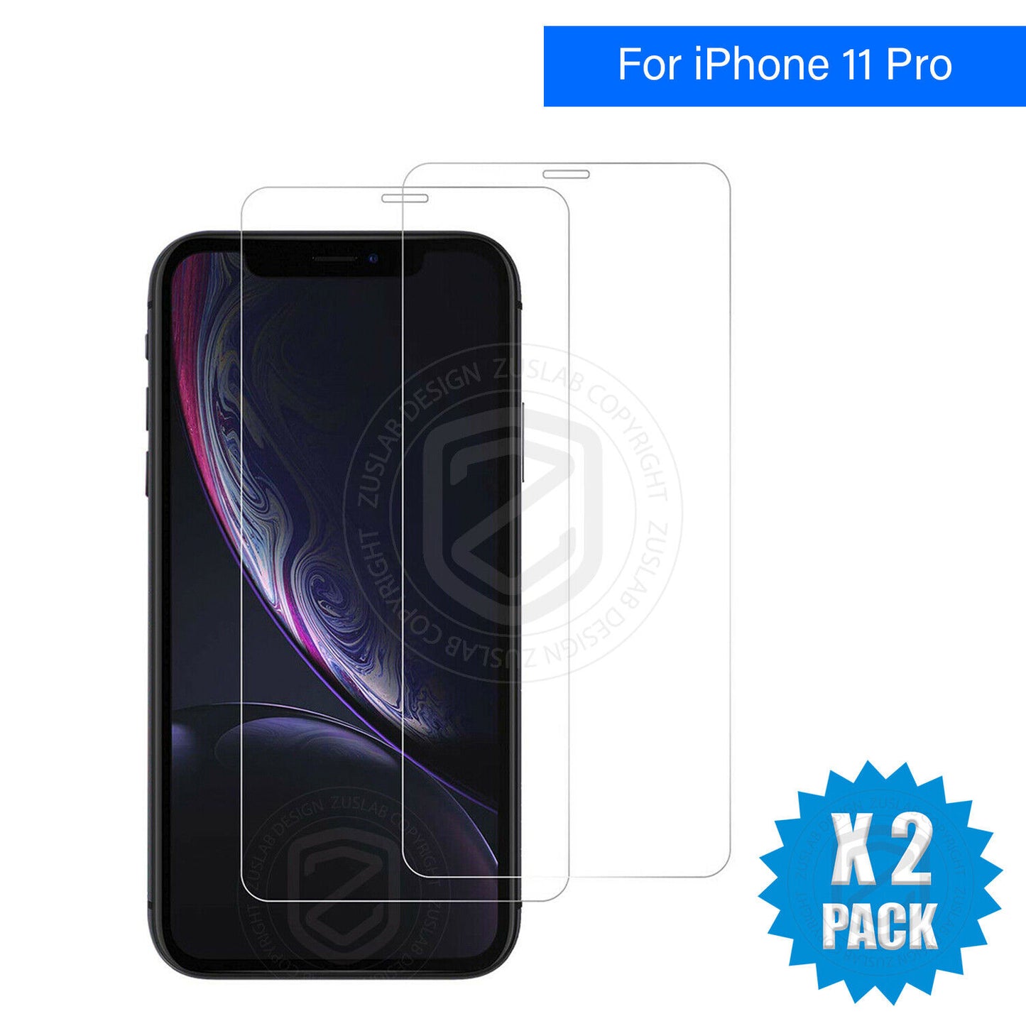 Glass Screen Protector X2 for iPhone Models 6 Plus to 16E Pro XS Max