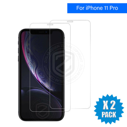 Glass Screen Protector X2 for iPhone Models 6 Plus to 16E Pro XS Max