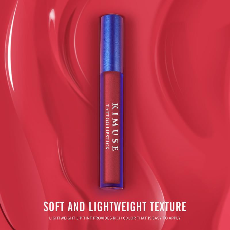 KIMUSE Waterproof Tattoo Lip Stain Long-Lasting Peel off Lip Tint for Music Festivals,Christmas Gifts, Black Friday Deals