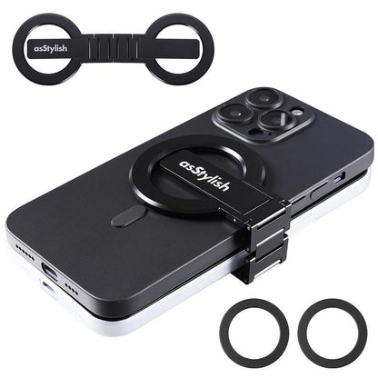 Magnetic Dual-Phone Holder for iPhone and Android - Lightweight Professional Vacuum Accessory