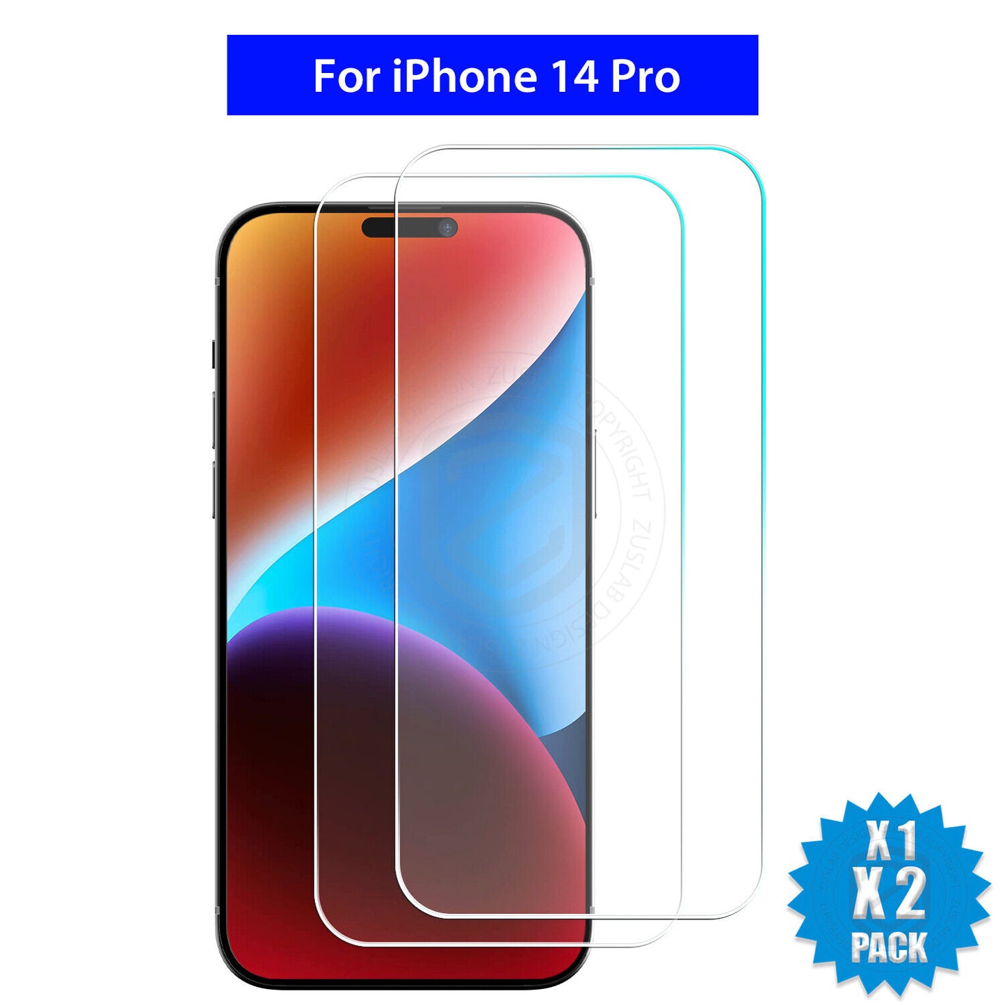 Glass Screen Protector X2 for iPhone Models 6 Plus to 16E Pro XS Max