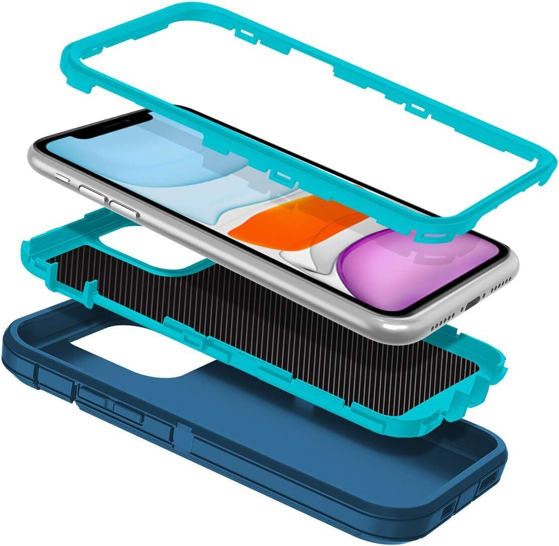 For Iphone 16 14 13 12 11 15 Pro Max 16E Case Rugged Shockproof Heavy Duty Cover