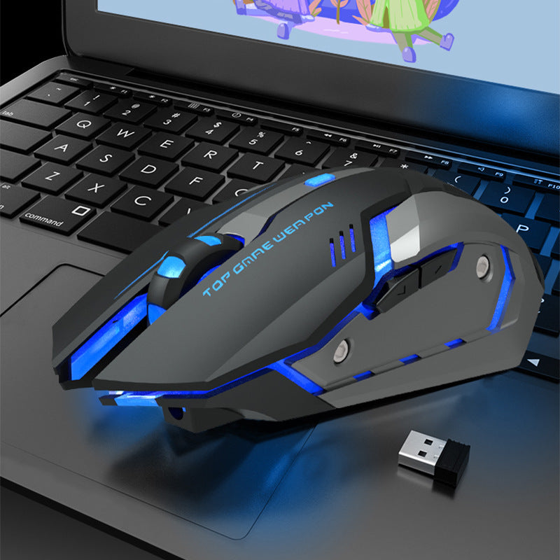 Wireless Charging Silent Gaming Mouse Technology