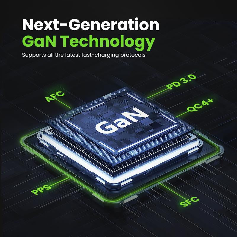 Gearit 100W USB-C GaN Fast Charger for Mobile Devices and Electronics