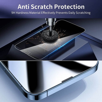 Privacy Tempered Glass Screen Protector for iPhone 16E, 16, 15, 14, 13, 12, 11 Pro Max