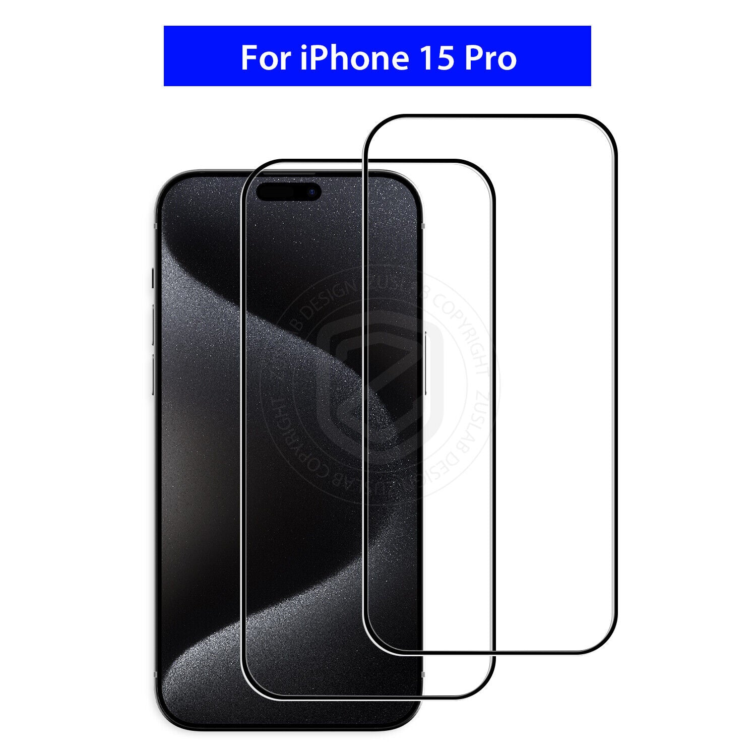 Tempered Glass Screen Protector X2 for iPhone 11, 12, 13, 14, 15, and 16 Pro Max Plus